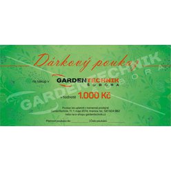 Dárkový poukaz 1000 Kč [GardenTechnik]