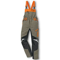 Pracovní kalhoty s náprsenkou STIHL FUNCTION ERGO (zelená/oranžová)