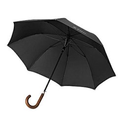 Deštník s dřevěnou rukojetí STIHL (černý)