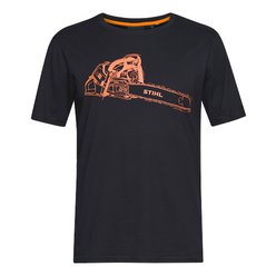 Pánské tričko STIHL MS 500i (černé)