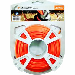 Žací struna STIHL 2,4 mm x 41 m (čtyřhranná, oranžová)