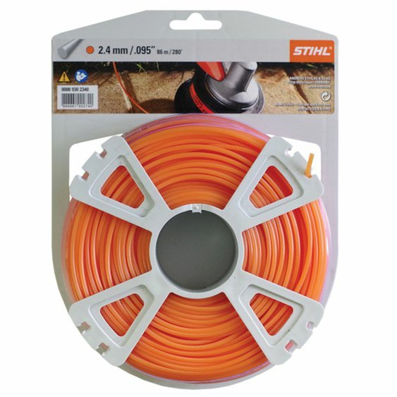 Žací struna STIHL 2,4 mm x 86 m (čtyřhranná, oranžová) [00009302641]