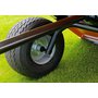 Vozík VARES TRVMS pro zahradní traktory (sklápěcí, pozink plus)