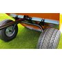Vozík VARES TRVMS pro zahradní traktory (sklápěcí, pozink plus)